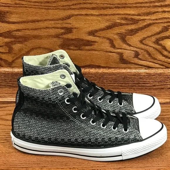 Converse CT Chuck Taylor Hi‎ Black White Shoes - Picture 2 of 8